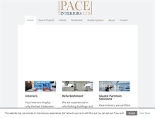 Tablet Screenshot of paceinteriorsltd.com